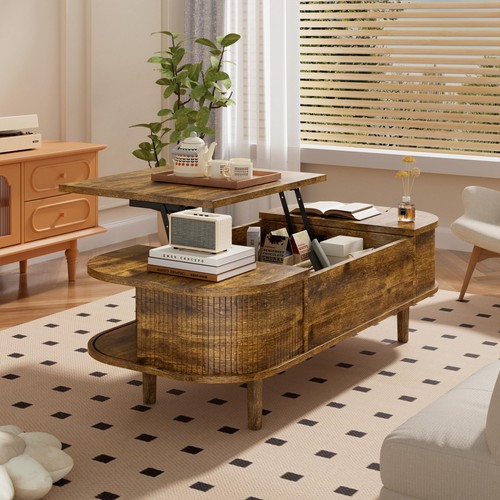 Lift top coffee table 110cm - top,