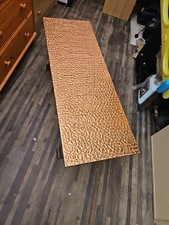 Long Coffee Table with Copper