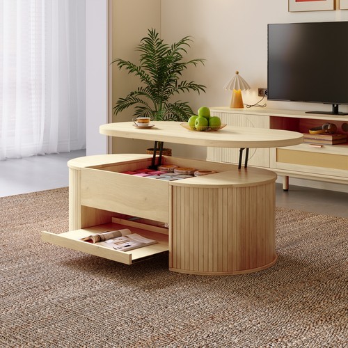 Lift top coffee table - coffee,
