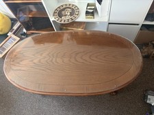 Vintage Oval Brown Wooden