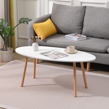 100cm Modern Oval End Table
