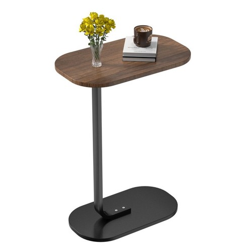 Shaped compact sofa side end - compact,