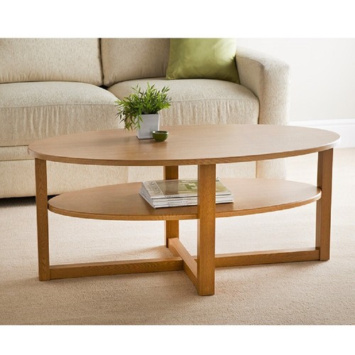 Mdf wood oak - oak, oval